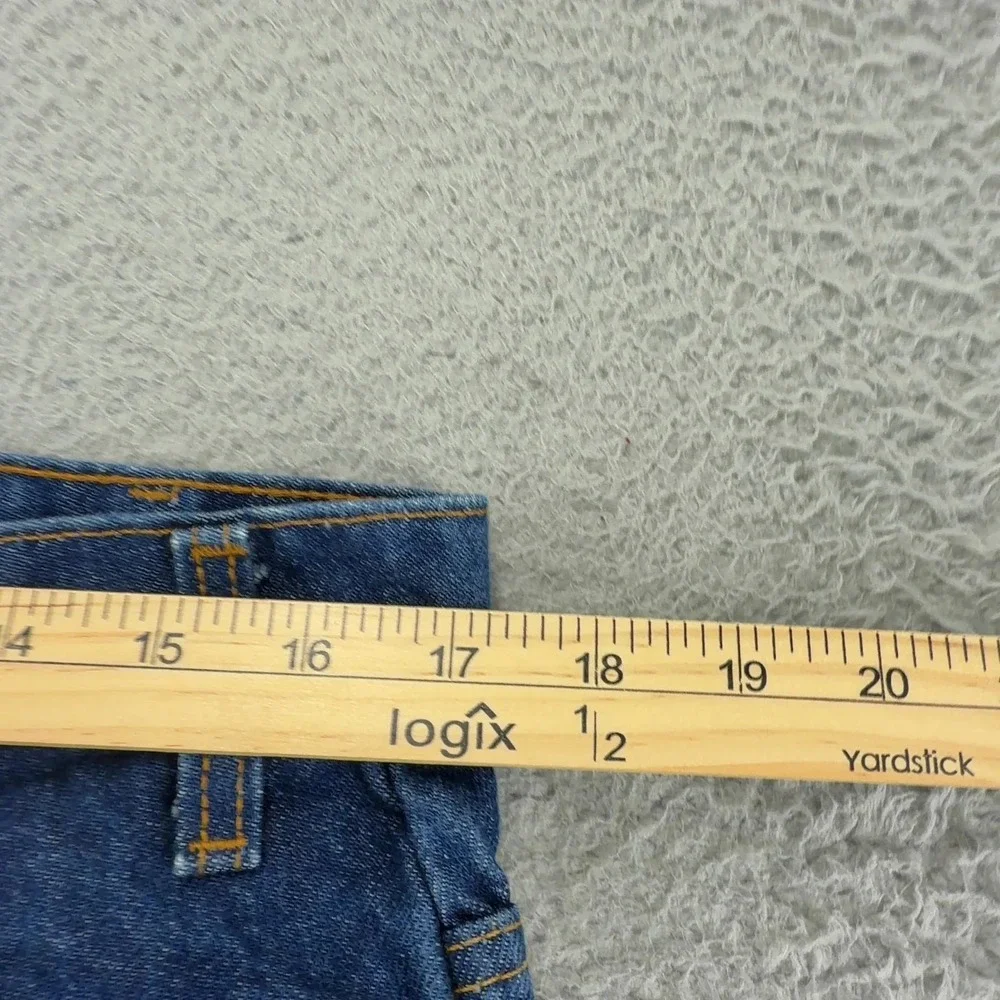 Vintage Levi's 509 Orange Tab Cut Off Denim Shorts Mens 36 USA Made Frayed Hem